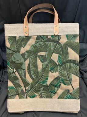 Apolis Embroidered Palm Leaf
Market Tote